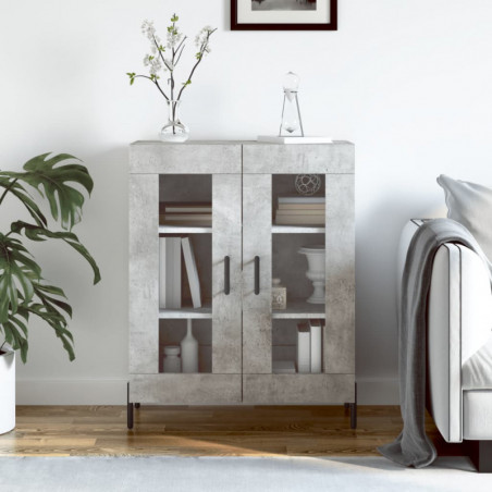 Sideboard Betongrau 69,5x34x90 cm Holzwerkstoff