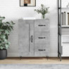 Sideboard Betongrau 69,5x34x90 cm Holzwerkstoff