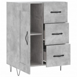 Sideboard Betongrau 69,5x34x90 cm Holzwerkstoff