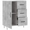 Sideboard Betongrau 69,5x34x90 cm Holzwerkstoff