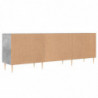 TV-Schrank Betongrau 150x30x50 cm Holzwerkstoff