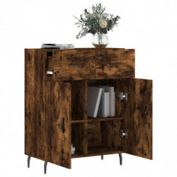 Sideboard Räuchereiche 69,5x34x90 cm Holzwerkstoff