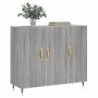 Sideboard Grau Sonoma 90x34x80 cm Holzwerkstoff