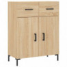 Sideboard Sonoma-Eiche 69,5x34x90 cm Holzwerkstoff