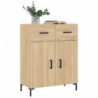 Sideboard Sonoma-Eiche 69,5x34x90 cm Holzwerkstoff