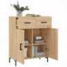 Sideboard Sonoma-Eiche 69,5x34x90 cm Holzwerkstoff