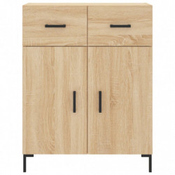 Sideboard Sonoma-Eiche 69,5x34x90 cm Holzwerkstoff