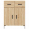 Sideboard Sonoma-Eiche 69,5x34x90 cm Holzwerkstoff