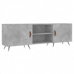 TV-Schrank Betongrau 150x30x50 cm Holzwerkstoff