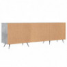 TV-Schrank Betongrau 150x30x50 cm Holzwerkstoff