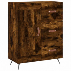 Sideboard Räuchereiche 69,5x34x90 cm Holzwerkstoff