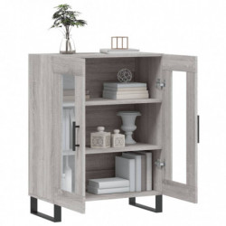 Sideboard Grau Sonoma 69,5x34x90 cm Holzwerkstoff