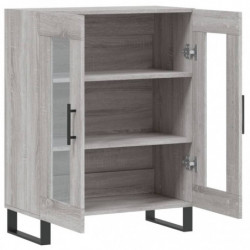 Sideboard Grau Sonoma 69,5x34x90 cm Holzwerkstoff