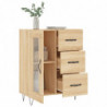 Sideboard Sonoma-Eiche 69,5x34x90 cm Holzwerkstoff