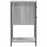 Nachttische 2 Stk. Grau Sonoma 32x42x70 cm Holzwerkstoff