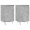 Sideboards 2 Stk. Betongrau 40x35x70 cm Holzwerkstoff