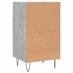 Sideboards 2 Stk. Betongrau 40x35x70 cm Holzwerkstoff