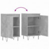 Sideboards 2 Stk. Betongrau 40x35x70 cm Holzwerkstoff