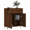 Sideboard Braun Eichen-Optik 69,5x34x90 cm Holzwerkstoff