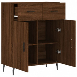 Sideboard Braun Eichen-Optik 69,5x34x90 cm Holzwerkstoff