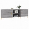 TV-Schrank Grau Sonoma 150x30x50 cm Holzwerkstoff