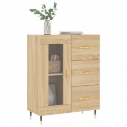 Sideboard Sonoma-Eiche 69,5x34x90 cm Holzwerkstoff