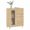 Sideboard Sonoma-Eiche 69,5x34x90 cm Holzwerkstoff