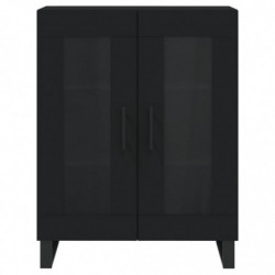 Sideboard Schwarz 69,5x34x90 cm Holzwerkstoff