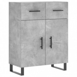 Sideboard Betongrau 69,5x34x90 cm Holzwerkstoff