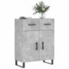 Sideboard Betongrau 69,5x34x90 cm Holzwerkstoff