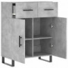 Sideboard Betongrau 69,5x34x90 cm Holzwerkstoff