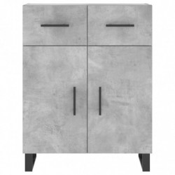 Sideboard Betongrau 69,5x34x90 cm Holzwerkstoff