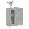 Sideboard Betongrau 69,5x34x90 cm Holzwerkstoff