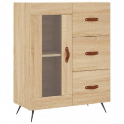 Sideboard Sonoma-Eiche 69,5x34x90 cm Holzwerkstoff