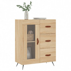 Sideboard Sonoma-Eiche 69,5x34x90 cm Holzwerkstoff