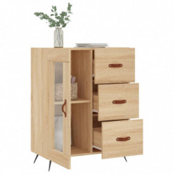 Sideboard Sonoma-Eiche 69,5x34x90 cm Holzwerkstoff