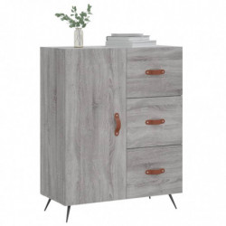 Sideboard Grau Sonoma 69,5x34x90 cm Holzwerkstoff