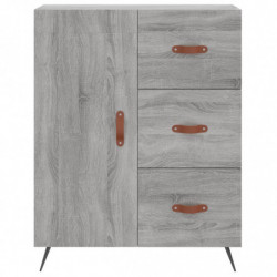 Sideboard Grau Sonoma 69,5x34x90 cm Holzwerkstoff