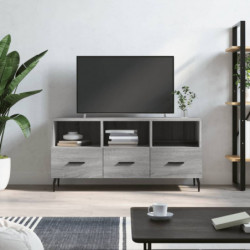 TV-Schrank Grau Sonoma 102x36x50 cm Holzwerkstoff