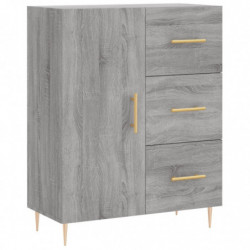 Sideboard Grau Sonoma 69,5x34x90 cm Holzwerkstoff