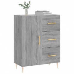 Sideboard Grau Sonoma 69,5x34x90 cm Holzwerkstoff