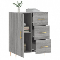 Sideboard Grau Sonoma 69,5x34x90 cm Holzwerkstoff