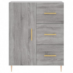 Sideboard Grau Sonoma 69,5x34x90 cm Holzwerkstoff