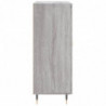 Sideboard Grau Sonoma 69,5x34x90 cm Holzwerkstoff