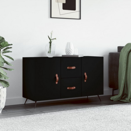 Sideboard Schwarz 100x36x60 cm Holzwerkstoff