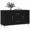 Sideboard Schwarz 100x36x60 cm Holzwerkstoff