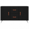 Sideboard Schwarz 100x36x60 cm Holzwerkstoff