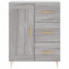 Sideboard Grau Sonoma 69,5x34x90 cm Holzwerkstoff