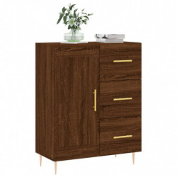 Sideboard Braun Eichen-Optik 69,5x34x90 cm Holzwerkstoff