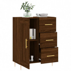 Sideboard Braun Eichen-Optik 69,5x34x90 cm Holzwerkstoff